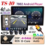 [8 Core 4GB RAM+64GB ROM]TS10 7862 Best Android Player Car Radio 2din Head unit Car Multimedia Andro