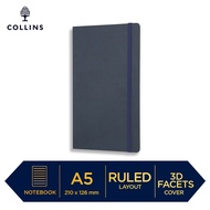 Buku Tulis Notebook Collins Clementine A5 Slim Ruled Navy