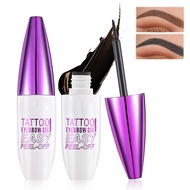 DAGEDA 2 Colors Tattoo Eyebrow Gel Easy Peel Off, Tinted Eyebrow Gel, Long Lasting Waterproof Transf