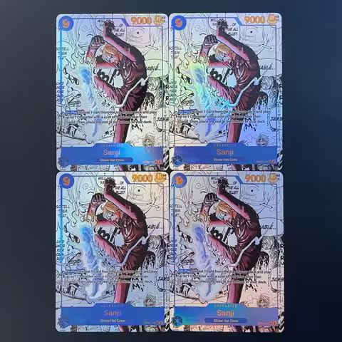 One Piece TCG OPCG English Manga card OP06-119 Manga Sanji Traditional Printing Textured Foil Card A