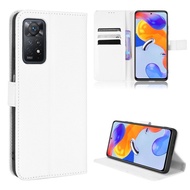 Xiaomi Redmi Note 11 Pro Casing Flip Phone Holder Stand Redmi Note11 Pro 5G Case Wallet PU Leather B