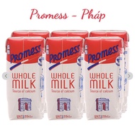 Thùng 24 hộp 200ml Sữa Tươi Nguyên Kem Promess - Pháp