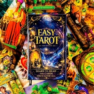 Easy Tarot Cards 78 Tarot Deck English VersionBoard Game,Family Entertainment Party Game