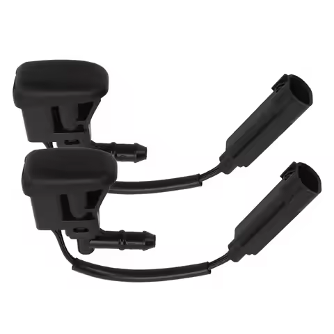 A61667056731 2Pcs Front Heated Windshield Wiper Washer Spray Jet Nozzle Fit for BMW E46 E89 Z4 325Ci