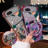 3pcs( Gorgeous Flowers Phone Case+Lanyard+Stand) for Pixel 7/Pixel 7a/Pixel 7Pro/Pixel 8/Pixel 8A/Pi