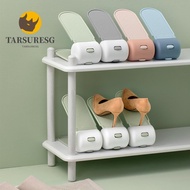 TARSURESG Double Stand Shelf, Double Layer Space Savers Shoe Rack, High Quality Durable Adjustable Plastic Footwear Support Slot Home