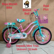 Sepeda Anak Mini Trex Unicorn 18 Inch Sepeda Anak Perempuan 18 Inch Tr