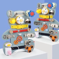 Wooden Busy Board Multifunctional Puzzle Busy Board