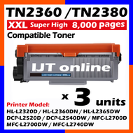 Brother Toner Cartridge TN-2380 TN-2360 for HL-L2320D HL-L2360DN HL-L2365DW DCP-L2520D DCP-L2540DW M