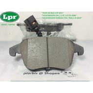 AUDI Q3 2.0 2011~, TIGUAN 1.4 2.0 TSI 2008~, SHARAN 1.4 T 2010~ FRONT DISC BRAKE PAD BRAND LPR 05P1392-CM