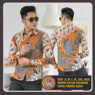 Batik Alisan Lengan Panjang Model Terbaru Batiek Pekalongan Pria Batiik Pria Dewasa Mewah Atasan Cowok Keren Hem Batiq Pria Panjang Baju Pesta Terbaru 2022 Kekinian Viral betik pria  terbaru