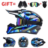 DOT Motorcycle Helmet Off-Road Helmet Mountain Bike Full Helmet Kart Bike Speed Down Bicycle Helmet