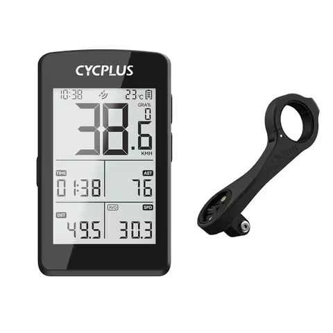 CYCPLUS GPS Bike Computer Bicycle Speedometer Cycling Odometer Wireless Stopwatch With Mount Holder 