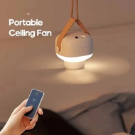 Portable Ceiling Fans 2400mAh/7200mAh  Outdoor Camping Fan Tent Ventilator Cooler Rechargeable Elect