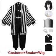 🇹🇭 เสื้อ demon slayer cosplay anime Iguro Obanai halloween Costume ชุดคอสเพลย์ ชุดอนิเมะ ชุดฮาโลวีน