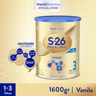 S-26 PROCAL GOLD Kaleng - Stage 3 - 1600gr Susu Formula Pertumbuhan Bayi 1 - 3 Tahun