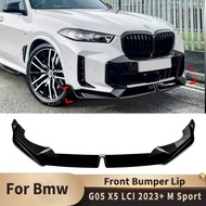 Car Front Bumper Lip Chin Spoiler Diffuser for Bmw G05 Accessories X5 30d 40i 40d M60i M Sport Body