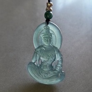 自在觀音吊墜 | 天然瓜地馬拉翡翠 | 玉墜吊咀