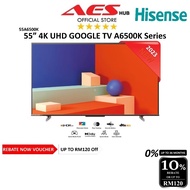 CAN SETUP Hisense 55 Inch 4K Smart TV UHD Google TV 55" Television 电视 55A6500K 55A6500H