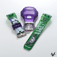 (Vcustom) DW6900 CUSTOM PRINTING " JOKER " BAND AND BEZEL WATCH STRAPS