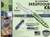 Leatherman SKELETOOL KB {2 Tools} #มีดพับใบเรียบมีคลิปหนีบพร้อมที่เปิดฝาขวด