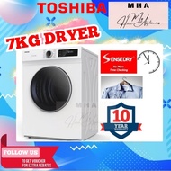 TOSHIBA CLOTHES / TUMBLE DRYER 7KG WITH AUTOSENSE DRY FUNCTION