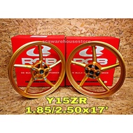 Y16 Yamaha Y15ZR SP522 RCB Sport Rim 185 / 250 / 17' Racing Boy Ysuku Y15 Y16ZR Accessories Motor Or