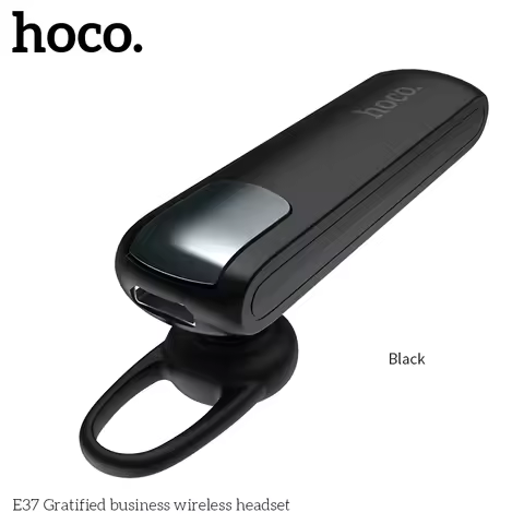 HOCO E37 Business Bluetooth Earphone Wireless Handsfree English Headphones Long time Standby Headset