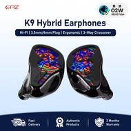EPZ K9 Hybrid HIFI Headphones – Ergonomic 3D Printed, 3-Way Crossover, 3.5/4.5mm Plug, Skin Friendly