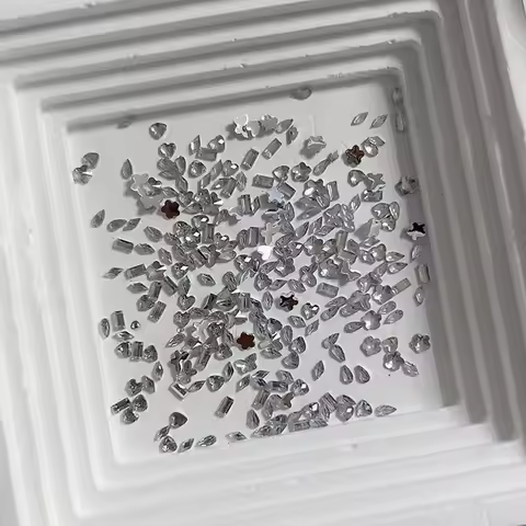 New 100/200/300pcs Rhinestones for Nails Jewel V Cut Stone Nail Diamonds Rhinestones Crystal Mini Ri