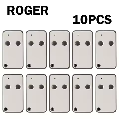 10PCS ROGER E80 TX52R TX54R H80 M80 TX1 TX10 TX22 Remote Control Rolling Code 433MHz Gate / Garage D