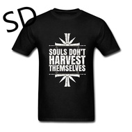 Dropshipping Summer Top Far Cry 5 T-Shirt Men Souls Don'T Harvest Themselves Men T-Shirt Plus Size Mens Clothing Graphic Tees S-4XL-5XL-6XL