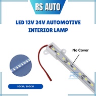 LED 12V 24V Interior Lamp Lampu Cabin Dalam Kabin Room Lamp White Lorry Truck Bus White Light Terang