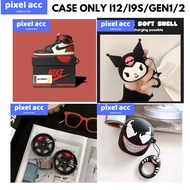 CASE Universal Wireless Headset i12 TWS INPODS Bluetooth Earphone 3D Cartoon Cute Character HIFI Ste