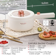 SAKURA Multifunction Electric Cooker 1.5L