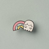 彩虹鬼鬼 Noodoll 琺瑯別針