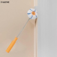 FAKEME Mini 10cm Corner Paint Roller with Round Sleeve for Hard to Reach Areas, Multifunctional 17.3