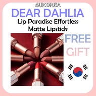 DEAR DAHLIA Lip Paradise Effortless Matte Lipstick – 13 Shades / K-BEAUTY