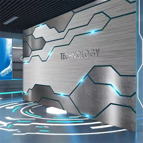 custom KTV Technology Circuit Diagram wallpaper sparkling geometry technological sense background wa
