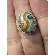Cincin Perak Akik Motif 986