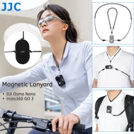 JJC Magnetic Neck Lanyard for DJI Osmo Nano & GO 3 Camera, Adjustable POV Hidden Bracket Point of Vi