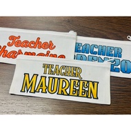 Customized Pencil Pouch for Teachers - Customized Pouch - Personalized Pouch