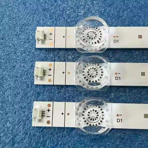 3pcs/set LED Strips 8LED For Hisense 43A7GQ 43R7G5 43R6E4 43A6G 43A6GV 43A7GV 43A6H HD425Y1U71-TOL2 