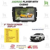 [Free Camera + Tweeter] Honda HRV 2015-2017 Lenco 9" IPS Car Android Player Plug &amp; Play Socket Casing Wifi GPS Bluetooth