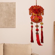 [tenlzsp0bc] 2026 Chinese New Year Hanging Decoration Hanging Ornament Reusable Red