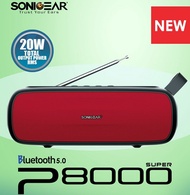 Brand New SonicGear Portable Speaker P5000 P8000 12W BT4.2 Aux-In SD FM TWS. Local SG Stock !!