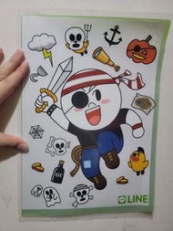 Line Friends Moon Sally Halloween A4 file