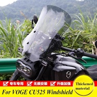 Motorcycle Windshield Modified Windshield Modified Front Windshield Travel Edition For VOGE CU525 CU