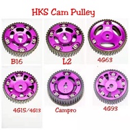 HKS adjustable Cam pulley 4G13 4G15 Wira Kancil L2 4G63 EVO3 4G93 Honda Civic B16 B18 blm GSR campro