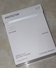 全新PROTECTOR 3D 立體口罩 淺藍色 L size 未開封